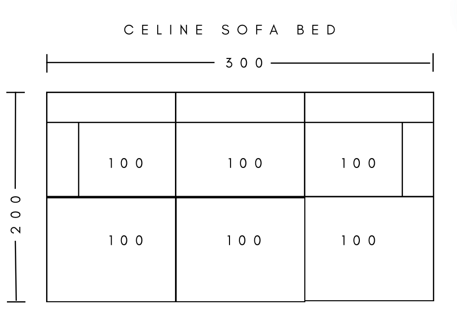 CELINÉ Signature Sofa Bed