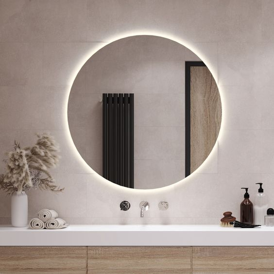 OOVA Round led-light mirror