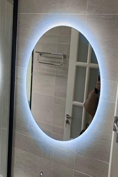 Circle Rainbow Light Mirror